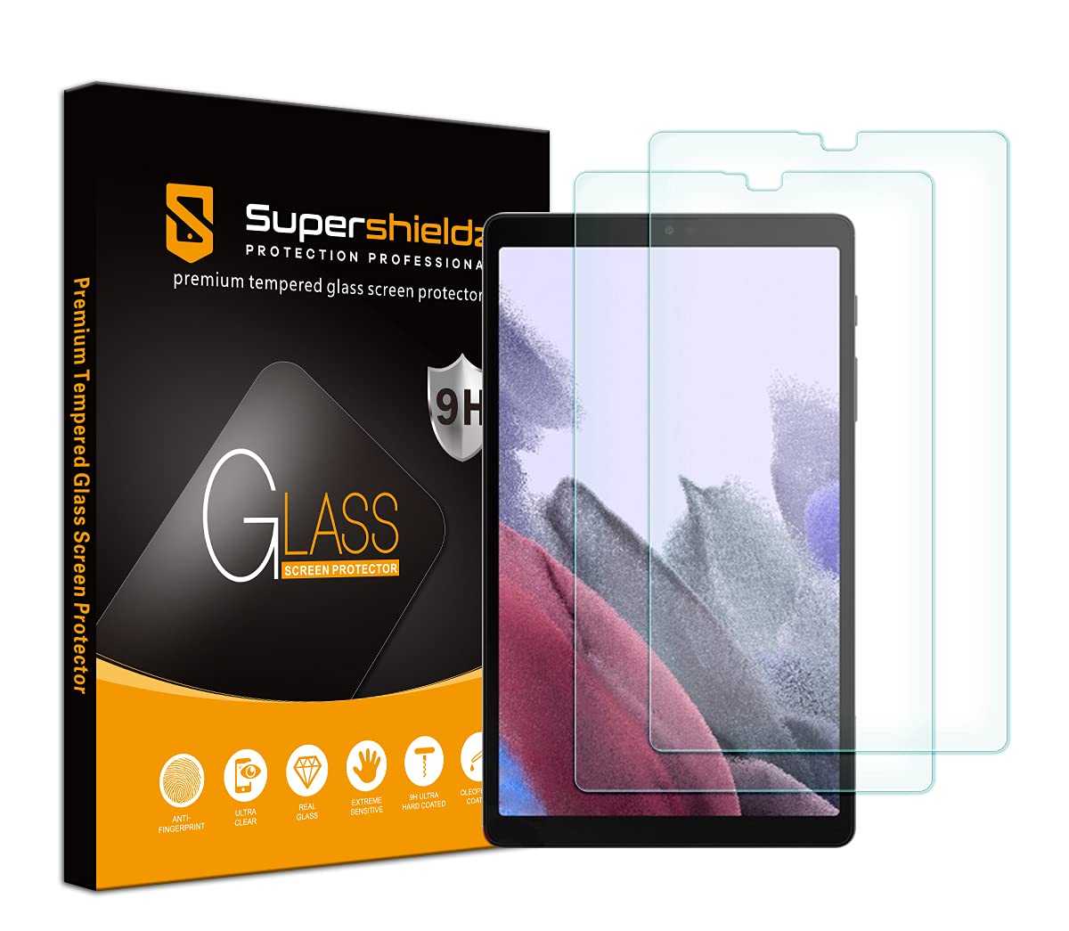 (2 Pack) Designed for Samsung Galaxy Tab A7 Lite (8.7 inch) Tempered Glass Screen Protector, Anti Scratch, Bubble Free