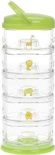 Stackable Portable Storage for Baby Snacks and Formula