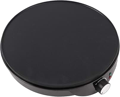 Large 12-inch Electric Crepe Maker for Home Cooking