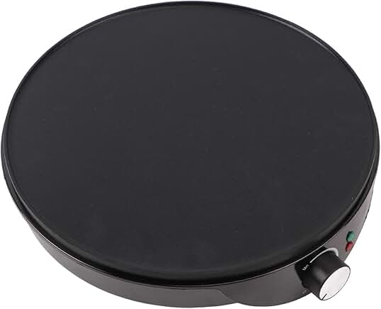 Large 12-inch Electric Crepe Maker for Home Cooking