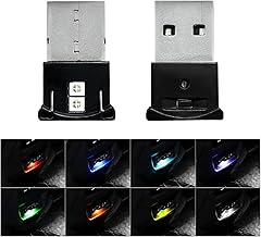 2 Pack Mini USB RGB LED Lights for Car and Home