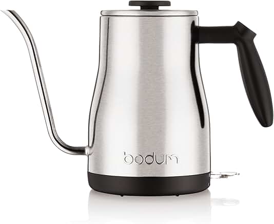 34oz Electric Gooseneck Water Kettle for Coffee and Tea
