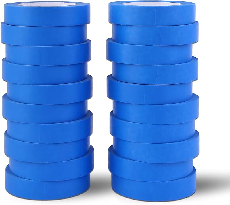 Blue 1-Inch Painter's Tape, 20 Rolls, 55 Yards Each