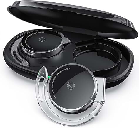 Open-Ear Bluetooth Headphones with Earhooks and Noise Cancellation