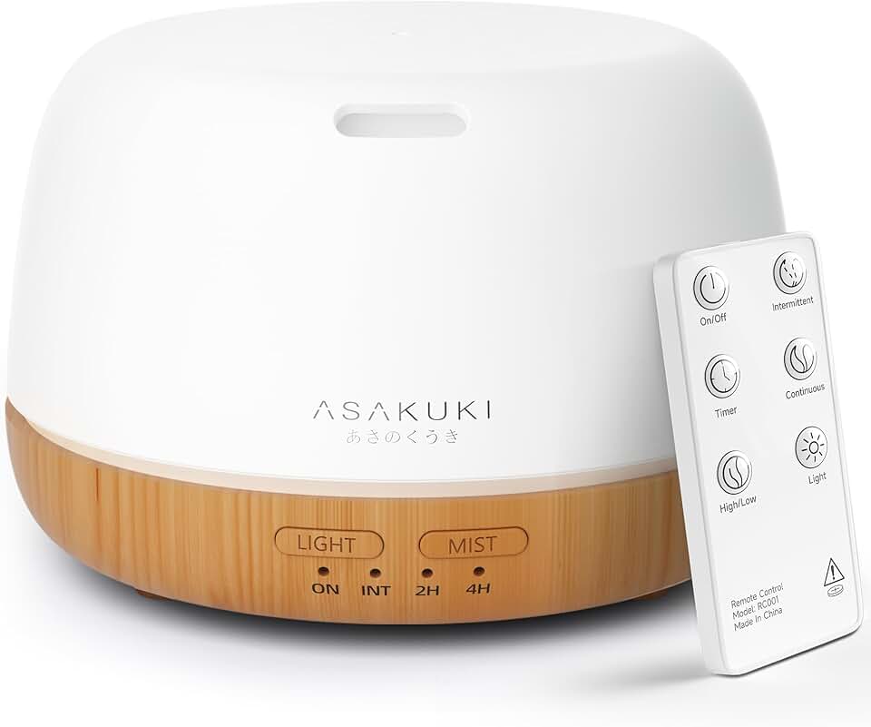 Ultrasonic Essential Oil Diffuser with Lights and Mist