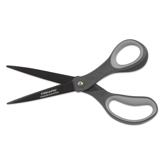 TitanGrip Precision Cut Scissors, Stainless Steel, 1 Pair