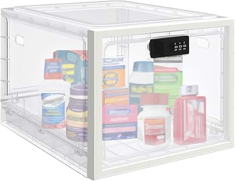 Large Lock Box for Medication and Food Storage