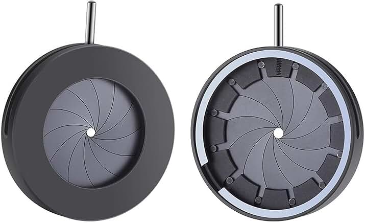 Adjustable Iris Aperture Diaphragm for Microscope