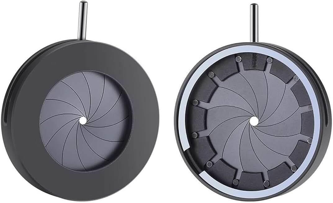 Adjustable Iris Aperture Diaphragm for Microscope