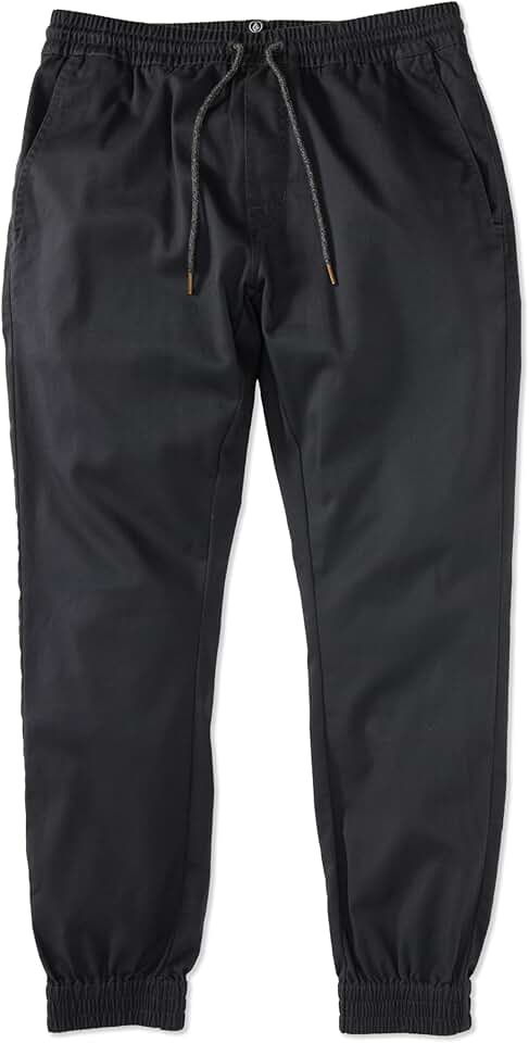 Men's Slim Tapered Jogger Pants with Drawstring Waist