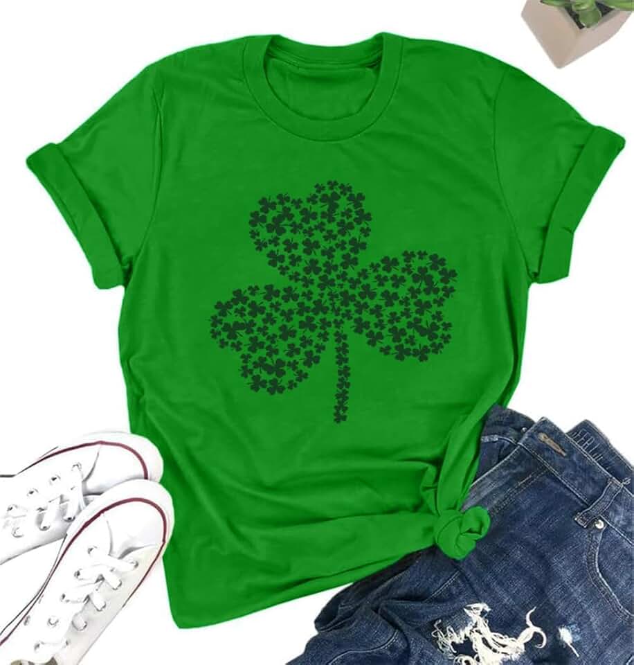 Women’s Shamrock St. Patrick’s Day T-Shirt
