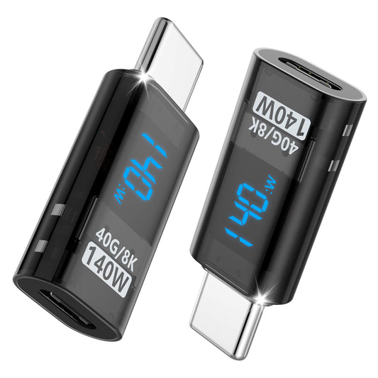 USB C Adapter with Digital Display and 140W Charging