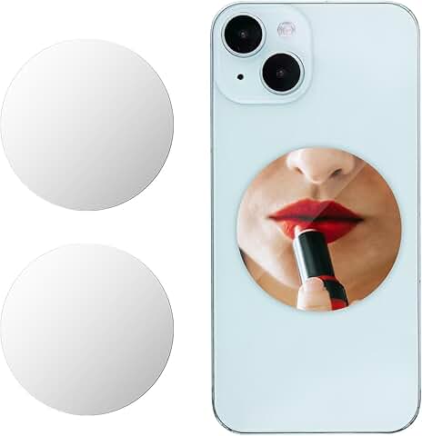 Two-Piece Mirror Decal for Phone Back
