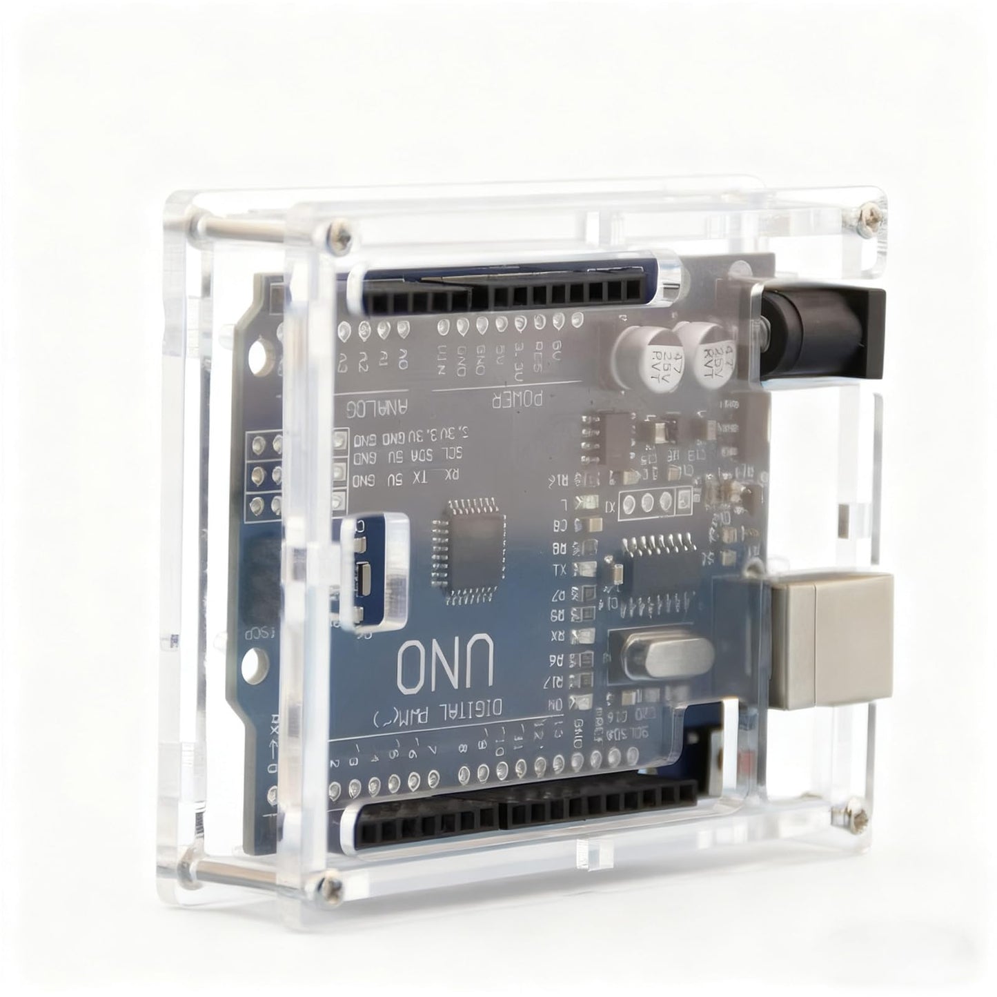 Clear case enclosure for Arduino UNO R3