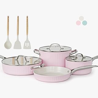 10-Piece Nonstick Cookware Set with Stay Cool Handles