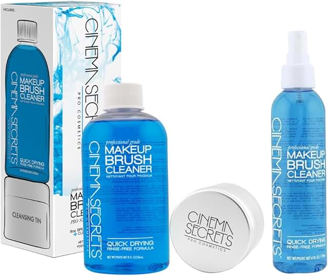 Makeup Brush Cleaner Kit with Spray Bottle