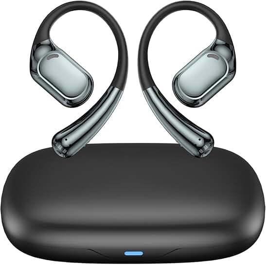 Open Ear Wireless Earbuds with Mic for Sports and Calls