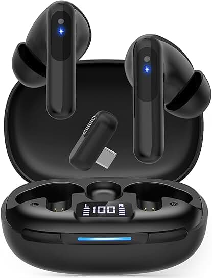 Wireless Gaming Earbuds with Noise Cancelling Mic and 36H Playtime
