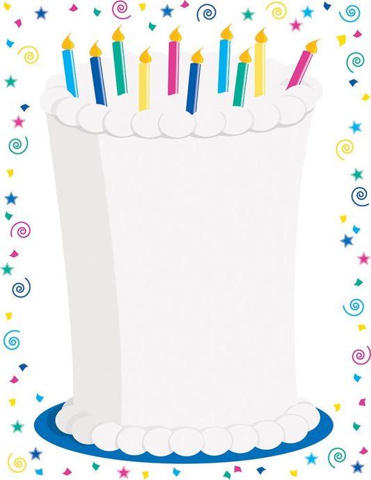 Cake Letterhead, 8.5 x 11 inches