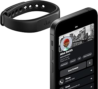 Digital Business Card Wristband in Black