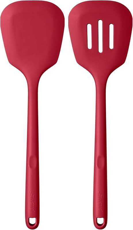 Silicone Utensils and Knife Set with Cutting Board