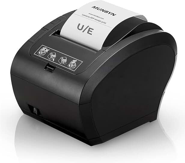 Thermal Receipt Printer with Auto Cutter and Ethernet