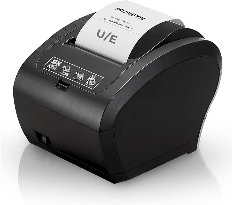 Thermal Receipt Printer with Auto Cutter and Ethernet