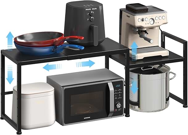44.3-Inch Expandable Heavy Duty Metal Storage Shelf