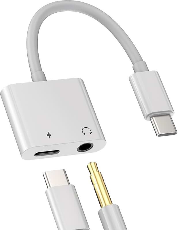 USB C to 3.5mm Headphone Adapter Cable
