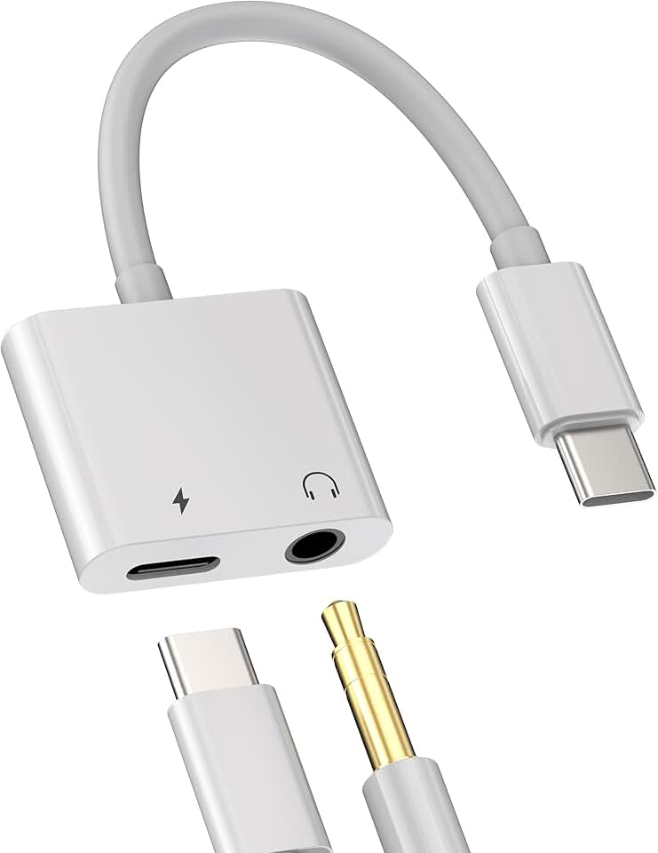 USB C to 3.5mm Headphone Adapter Cable