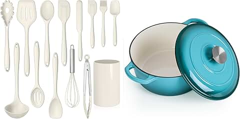 14-Piece Kitchen Utensil and Dutch Oven Set