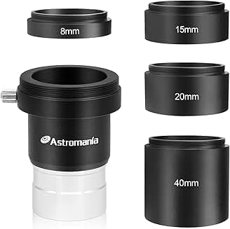 Astronomical T2-Extension Tube Kit for Cameras and Eyepieces