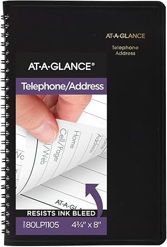 Large Print Telephone Address Book with 500 Entries