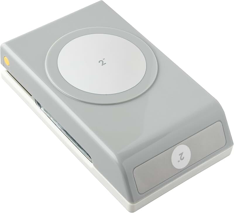 2-inch Metal Paper Punch for Precise Circles
