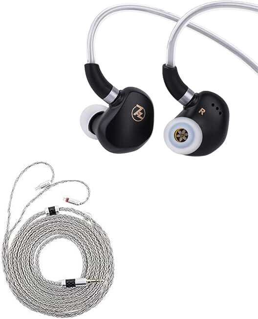 7HZ G1 In-Ear Monitor with 10mm DLC Driver and 2m Silver Cable
