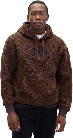 Men's Teddy Hooded Pullover Sweatshirt
