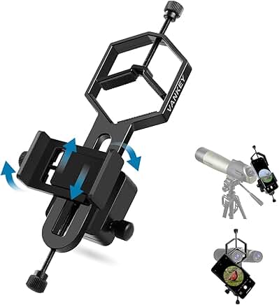 2-Axis Phone Scope Mount for Binoculars and Microscope