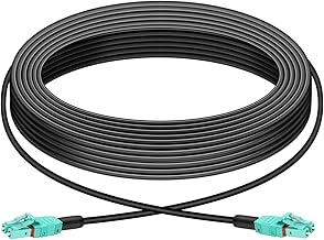 30m Outdoor Armored Duplex Fiber Optic Cable