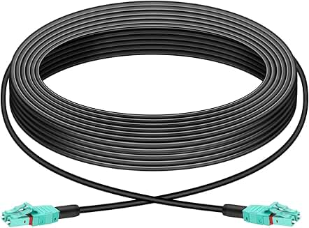 30m Outdoor Armored Duplex Fiber Optic Cable