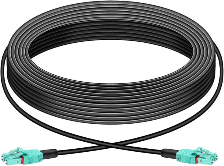 30m Outdoor Armored Duplex Fiber Optic Cable