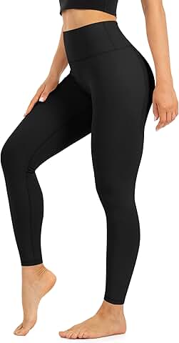 High Waist Opaque Soft Tummy Control Leggings for Yoga and Workout