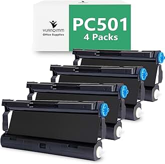 Black Fax Cartridge, 150 Sheets, 4-Pack