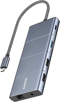 11-in-1 USB C Docking Station with Dual Monitors