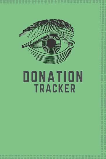 Charity Donation Log Book for Easy Record Keeping