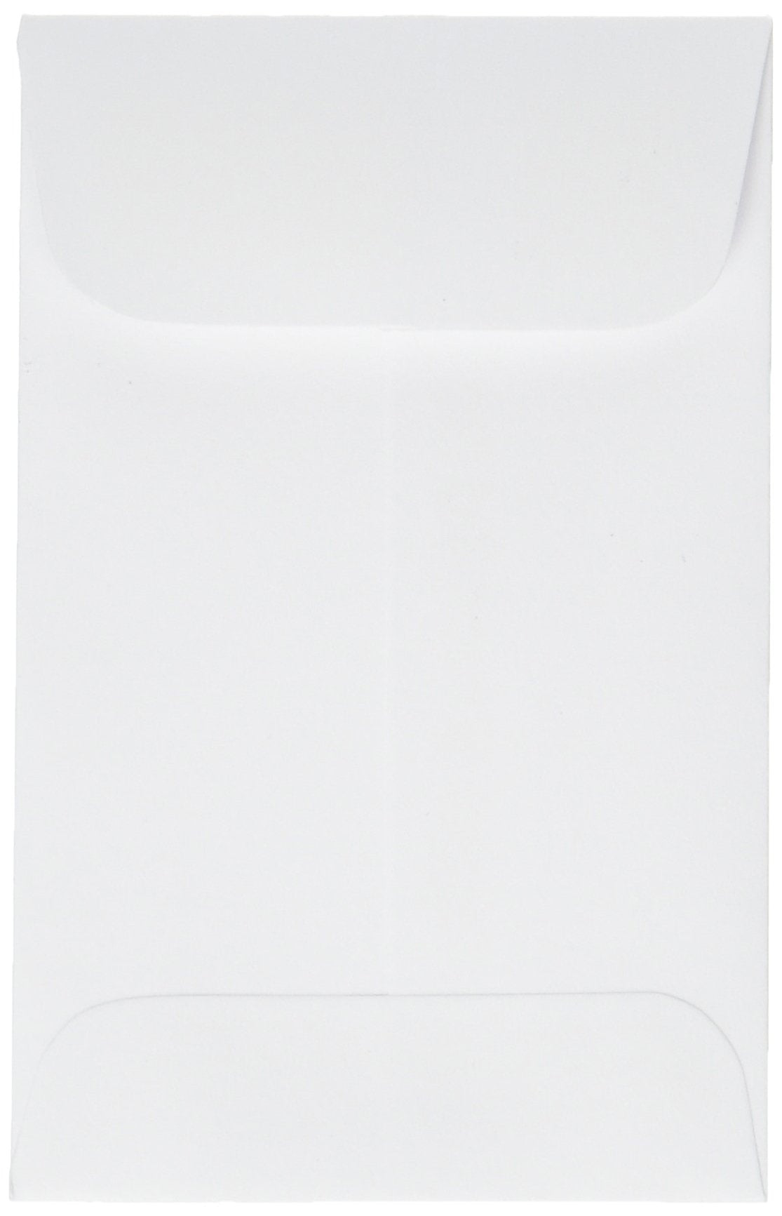 Bright White Coin Envelopes, 2 1/4" x 3 1/2", 50 Pack