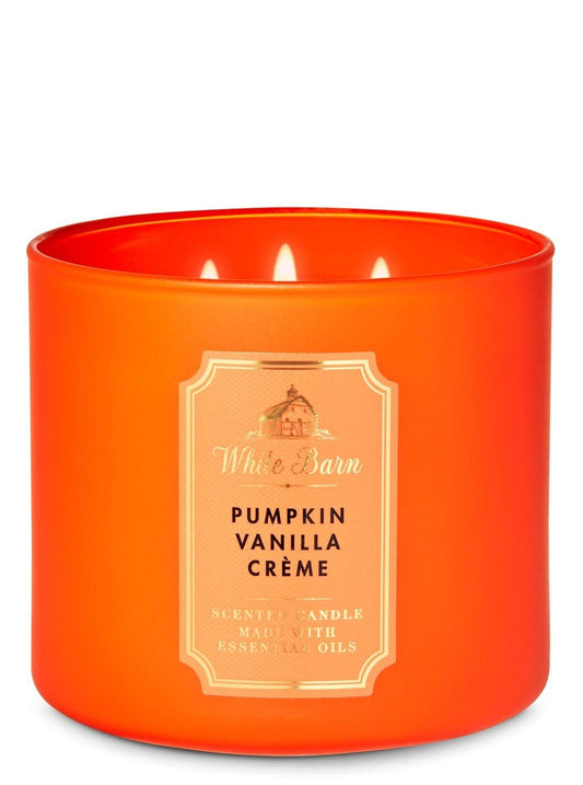 Pumpkin Vanilla Creme Candle by  3 Wick and Fall Candle