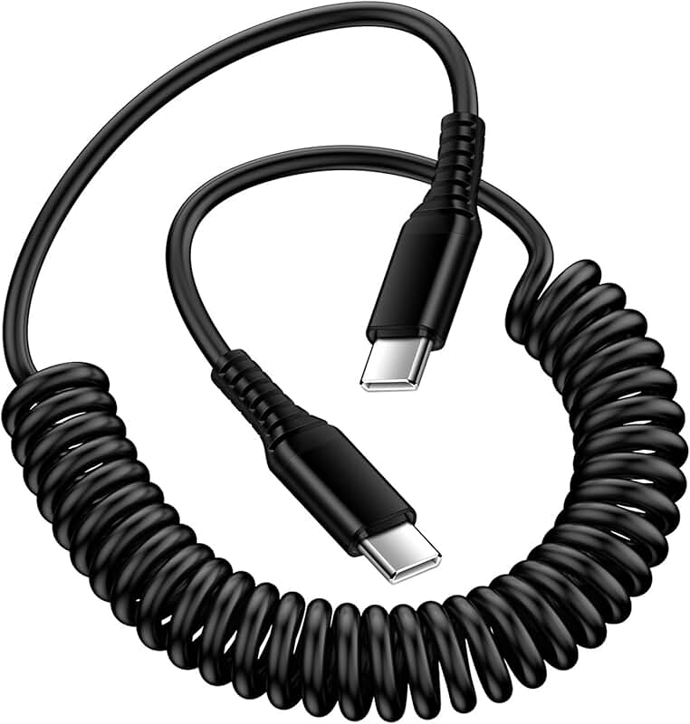USB C to USB C Charging Cable for Car and Devices