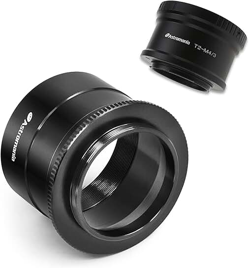 T T2 Mount for Olympus and Panasonic M4/3 Cameras Bundle