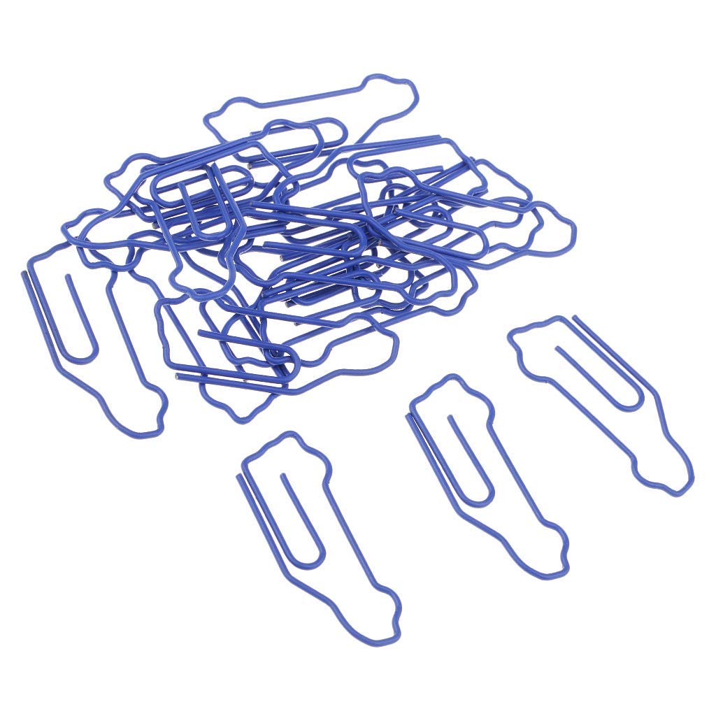 50 Car-Shaped Paper Clips for Office and School