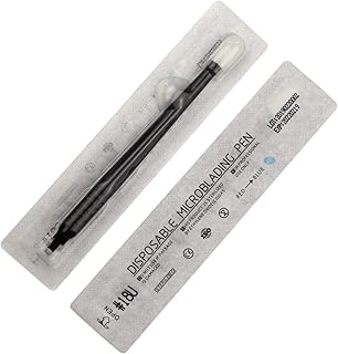 10 Disposable Microblading Pens with Needles and Caps